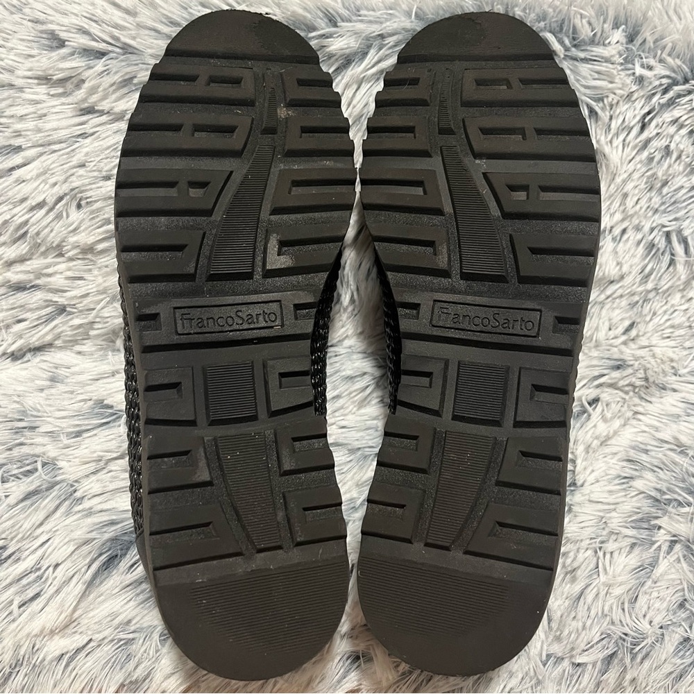 Franco Sarto Cassandra Woven Platform Slip-On Penny Loafers Women’s Size 9.5 - Picture 3 of 13